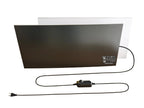 Infrarood bureau verwarming fiber plaat zelf plakkend 150Watt inclusief dimmer