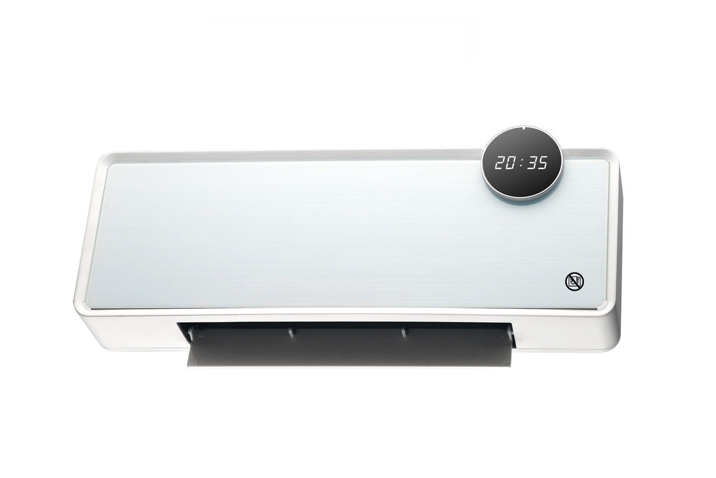 Keramische wandverwarming AmberHeat met Wifi thermostaat