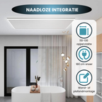 QH-HL Serie infraroodpaneel met LED verlichting 63 x 128 cm - 840Watt